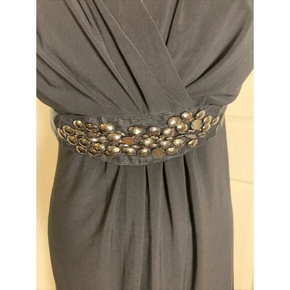 Scarlett Nite Vintage Y2K Dress Womens 8 Belt Babydoll Tie Whimsigoth Mcbling - Picture 3 of 16